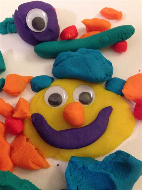Playdough Monster With Googly Eyes Momarchitect Diy For Kids
