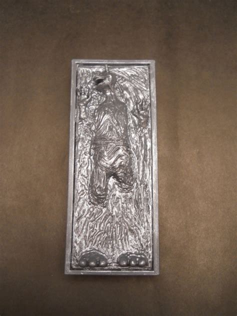 Custom Reproduction Of Jar Jar Binks In Carbonite Fwoosh