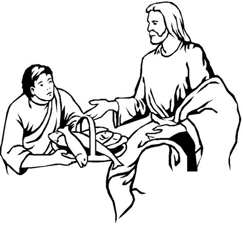 Free Jesus Heals The Sick Coloring Page Download Free Jesus Heals The