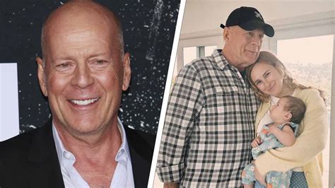 Heartwarming Moment Bruce Willis Pictured For First Time Holding New