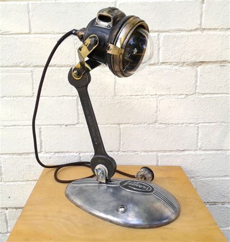 Upcycled Lighting From Vintage Motorcycle Desk Lamp Id Lights