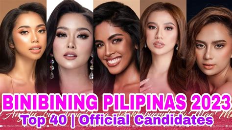 Binibining Pilipinas Top Official Candidates Youtube