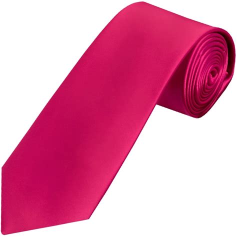 Cerise Pink Classic Satin Tie