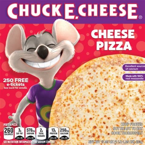 Chuck E Cheese Original Crust Frozen Pizza 171 Oz Marianos