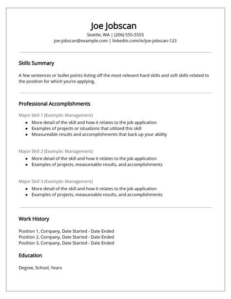 Resume For Job Application Format Cv Resume Templates