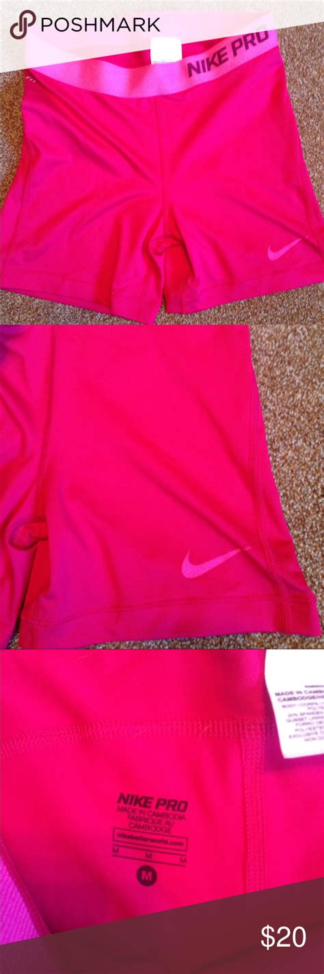 Pink Nike Pro Shorts Pink Nike Pros Nike Pro Shorts Nike Pros