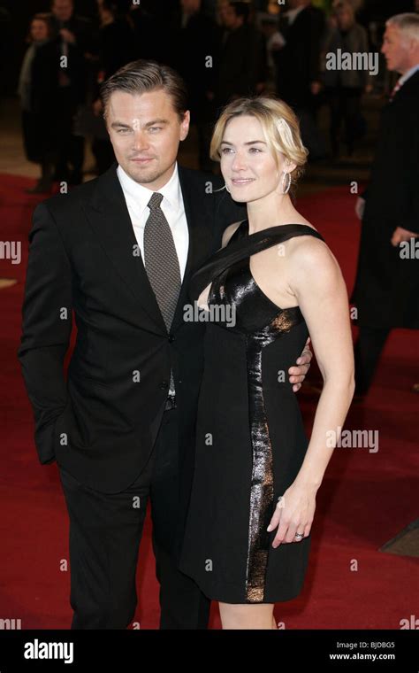 Leonardo Dicaprio And Kate Winslet Revolutionary Road Film Premiere Odeon Cinema West End