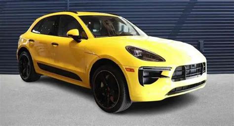 Someone Custom Ordered A Racing Yellow 2021 Porsche Macan Turbo So You