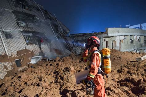 Landslide Collapses Buries Buildings In Southern China