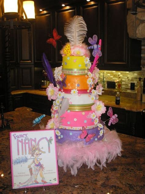 Fancy Nancy Birthday Cake By Prudence On Cake Central Fancy Nancy Party Fancy Birthday Cakes
