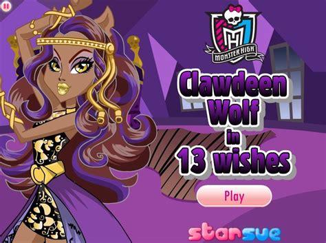 Clawdeen And 13 Wishes Game Fun Girls Games