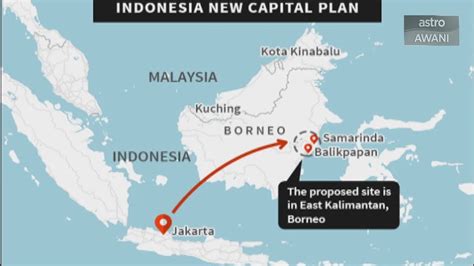 New Capital City Of Indonesia Kalimantan As Jakarta Sinks A New