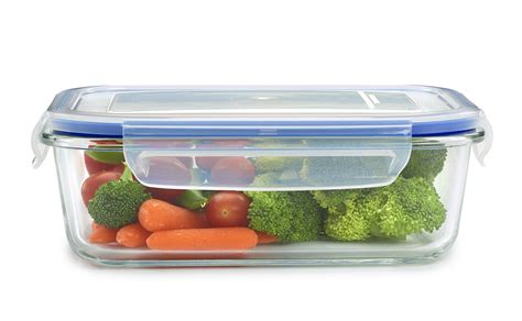 Piece Glass Food Storage Container Set Bpa Free Use For Home Kitchen And Restaurant Snap On