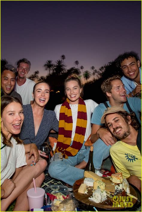 Margot Robbie Enjoys Labor Day Weekend With Harry Potter Cinespia