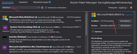 Mtrdev.webview2.wpf download (unzip the nupkg after downloading). C# WebView2 Projekt - Developer-Blog