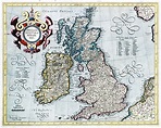 16th century map of the British Isles - Stock Image - E056/0036 ...
