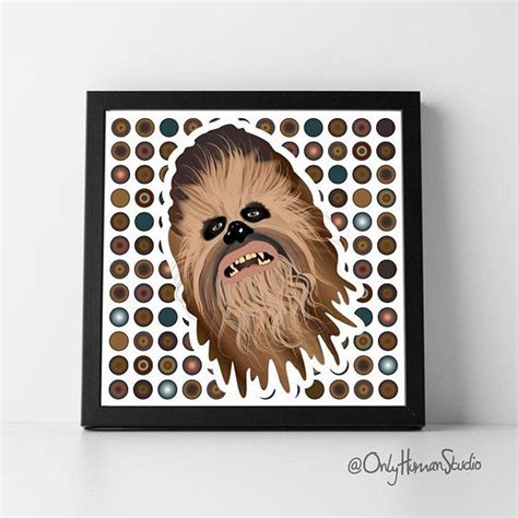 Chewbacca Printable Wall Art Printable Home Decor Instant Etsy