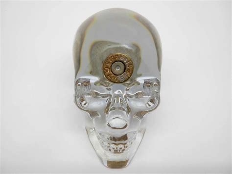 Skull With 8mm Mauser Bullet Shell