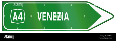 Road Sign Used In Italy Highway Direction Sign Stock Photo Alamy