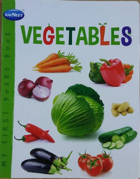 Navneet My First Board Book Vegetables Book Picture Book Skryf