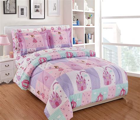 Shop wayfair for all the best double & full kids comforter sets. Fancy Linen 7pc Full Comforter Set Princess Castle Fairy ...