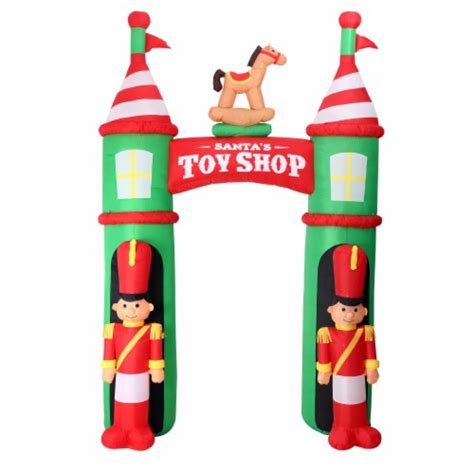 10 Ft Inflatable Santas Toy Shop Archway 1 Fred Meyer