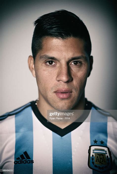 enzo perez of argentina poses during the official fifa world cup 2014 news photo getty images