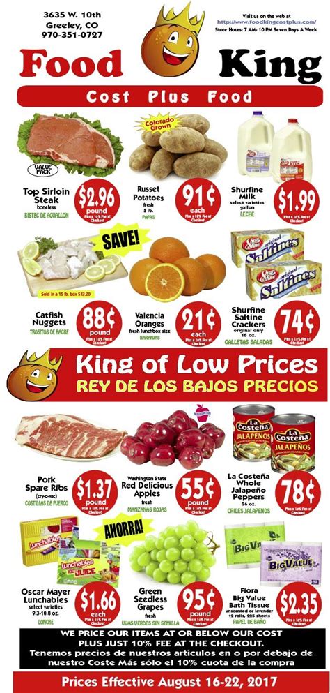 10,257 likes · 128 talking about this. Food King Weekly Ad December 20 - 26, 2017 (With images ...