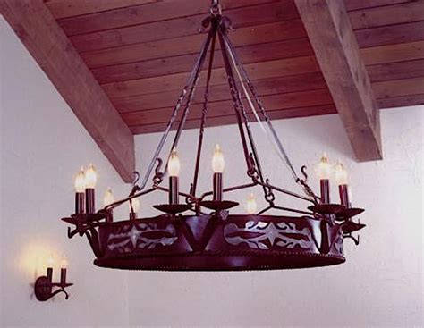 Country Style Chandelier Frontier Iron Works