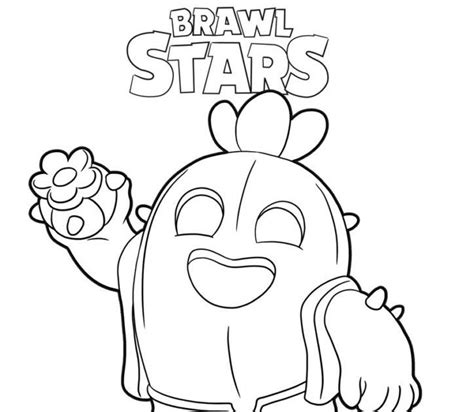 Kleurplaat Brawl Stars Weerwolf Leon | kleurplaten van dieren