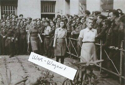 Ww Ii Usa Photo German Female Ss Guards Irma Grese Ebay