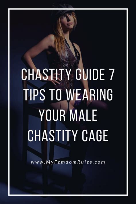 Chastity Guide Tips To Wearing Your Male Chastity Cage