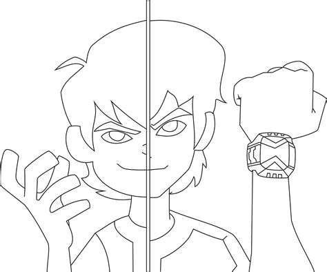 Desenho Do Ben 10 Omniverse Imagens Para Colorir Imprimiveis Para Todos