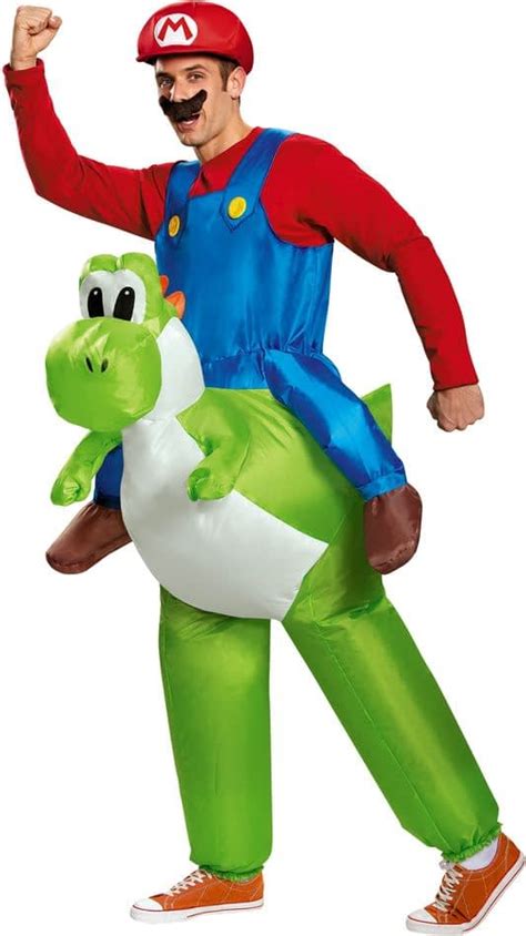 Mario Riding Yoshi Adult Costume Scostumes