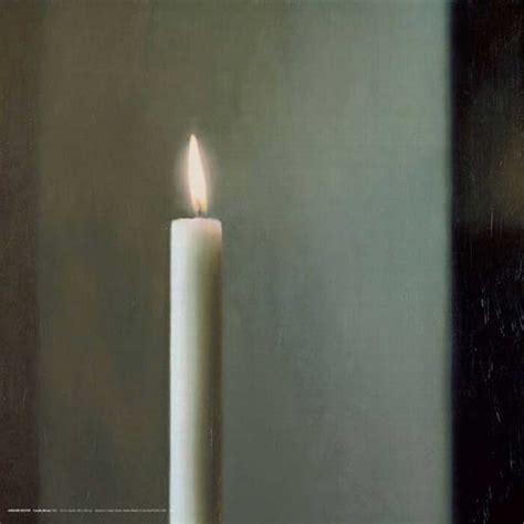 Gerhard Richter Kerze Poster 2011 Artsy