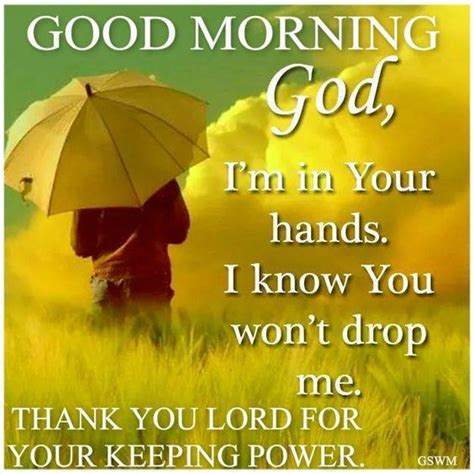 Good Morning God Im In Your Hands Pictures Photos And Images For