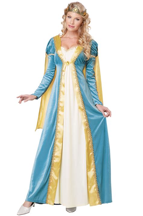 Elegant Empress Royal Medieval Maiden Queen Adult Women Costume Ebay