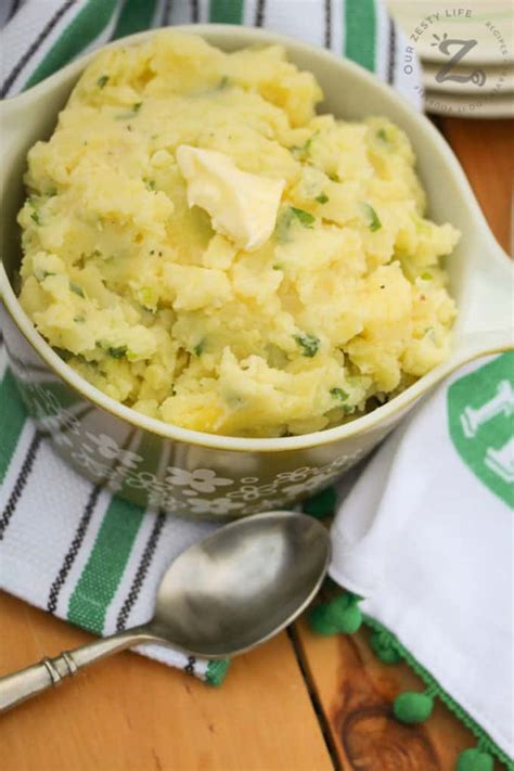 Irish Potato Recipe Irish Champ Our Zesty Life