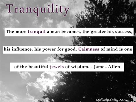 Quote Of The Day Tranquility Self Help Daily