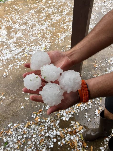 Supercell Thunderstorms Pound Texas With Powerful Hailstorms In Video