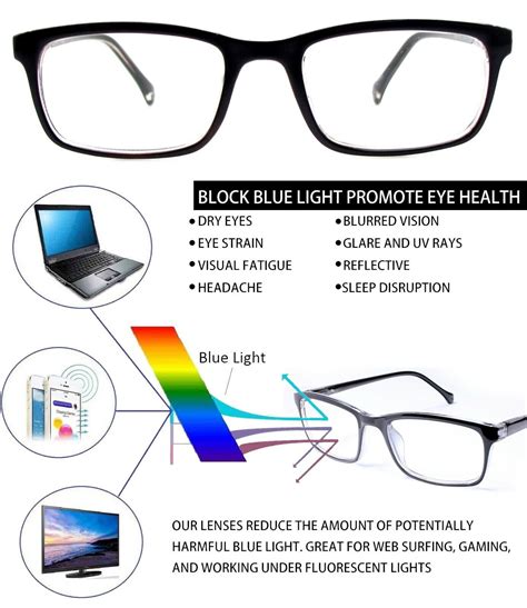 Anti Blue Light Blocking Glasses Cut Uv400 Lens Computer Reading Glasses Ebay