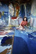 Helen Frankenthaler in her studio : r/ArtHistory