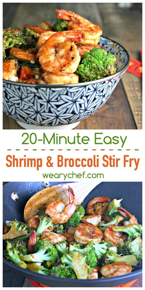 Chinese Shrimp And Broccoli Stir Fry The Weary Chef