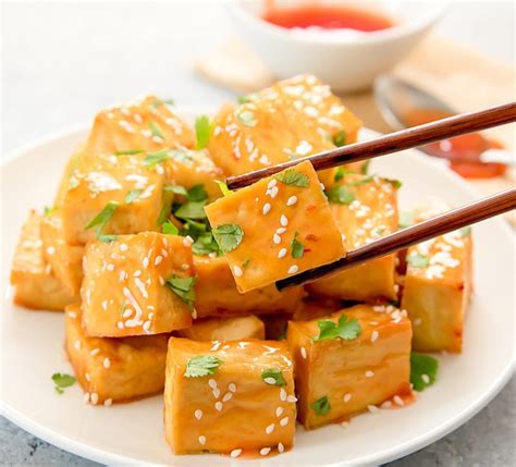 Sweet Chili Tofu Kirbies Cravings