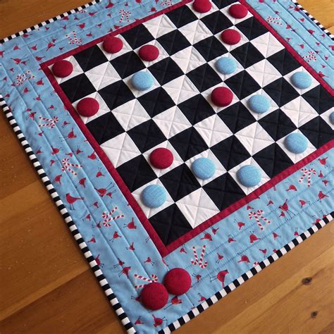 Checkers Game Board Quilt Quilting Crafts Quilting Projects Quilts