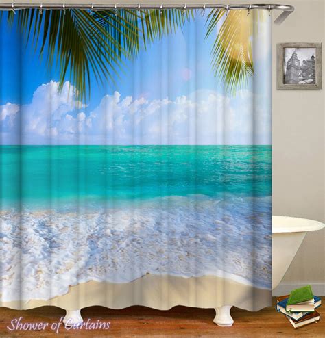 Beach Shower Curtain Collection Shower Of Curtains