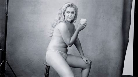 Amy Schumer Poses Semi Nude Talks Body Image For Pirelli Calendar