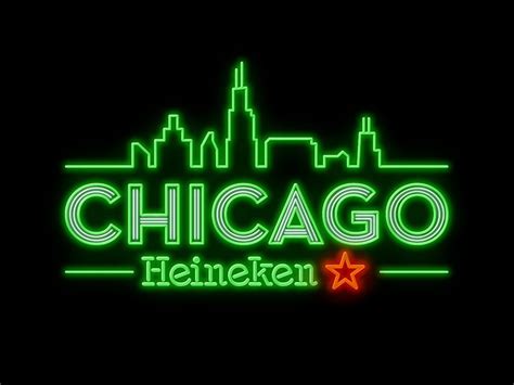 Heineken Chicacgo Neon Sign Neon Signs Heineken Sign