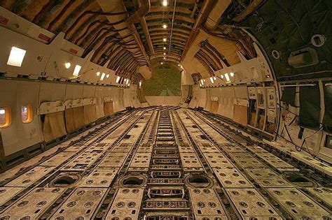 Cargo Ship Interior Spaceship Interior Cargo Aircraft Railroad Tracks