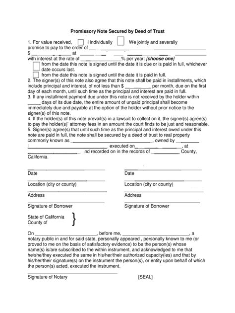 Free Deed Of Trust Form California Fill Out And Sign Online Dochub
